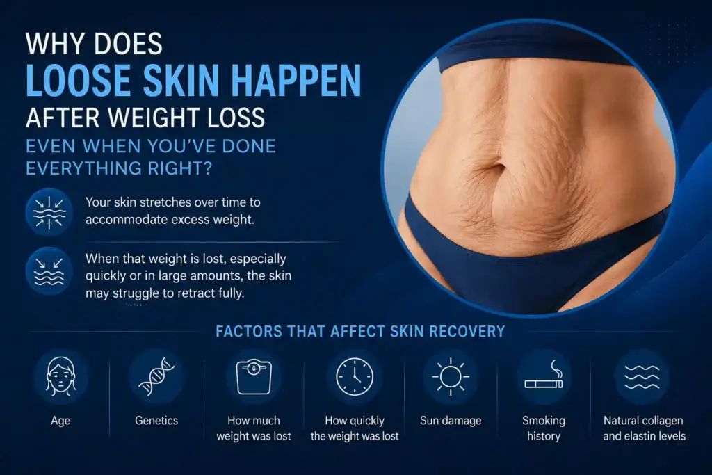 Why Does Loose Skin Happen After Weight Loss Even When You’ve Done Everything Right Spalding?